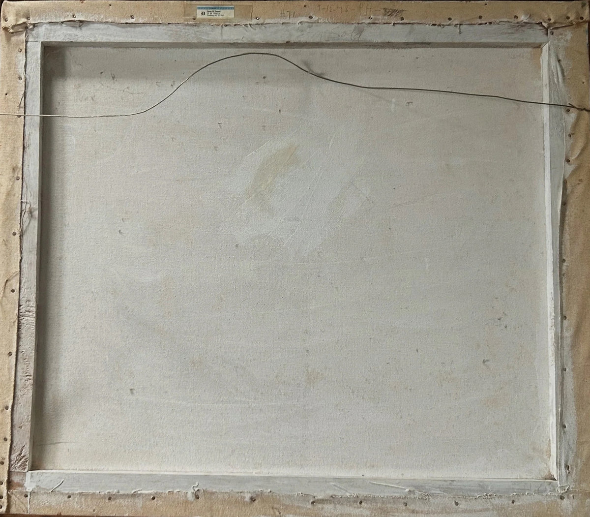 Back of Wilson Bigaud on Canvas