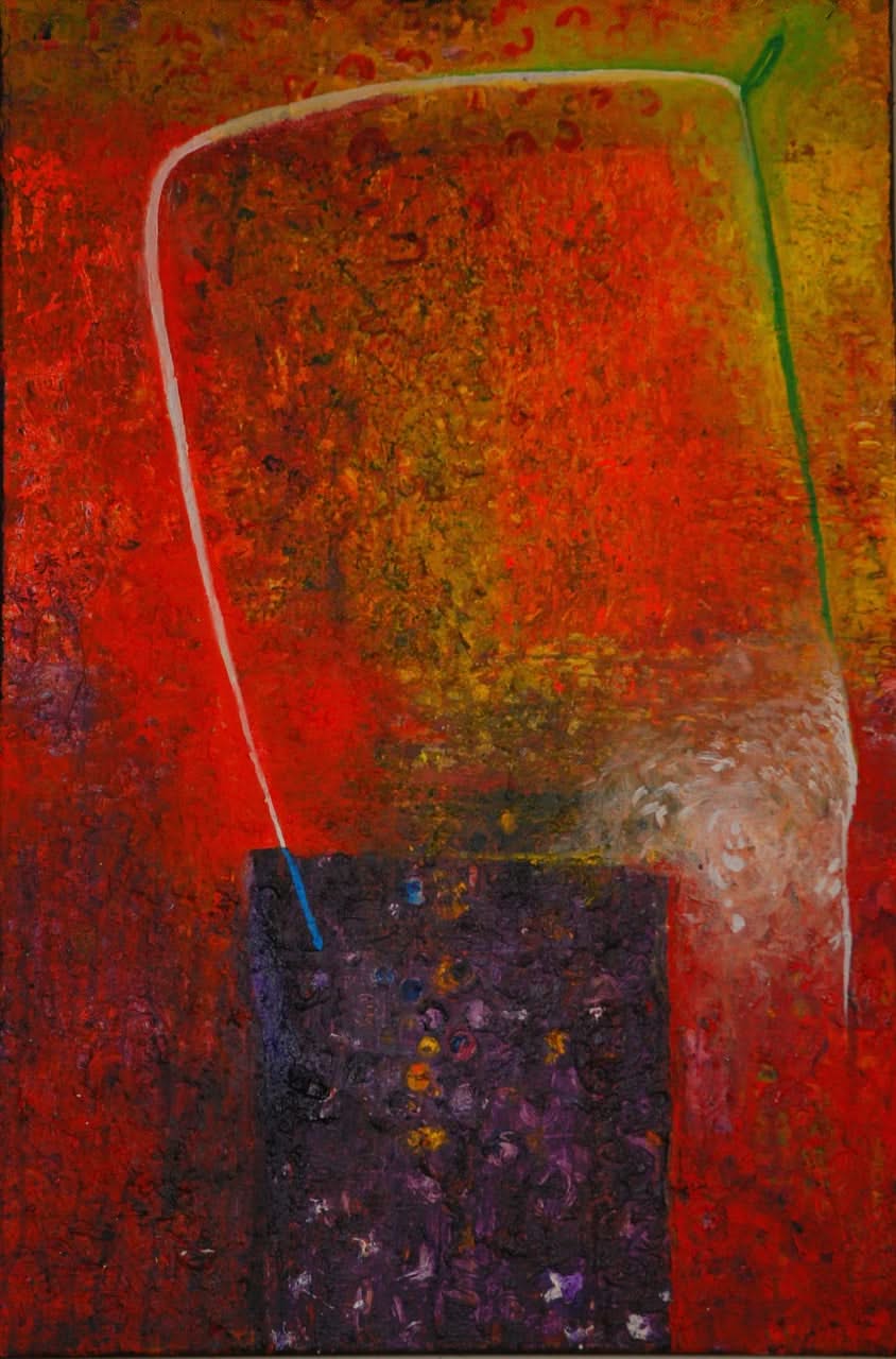 Pascal Smarth 30"x20" Envolee- Etude#1 Acrylique sur Toile 2014