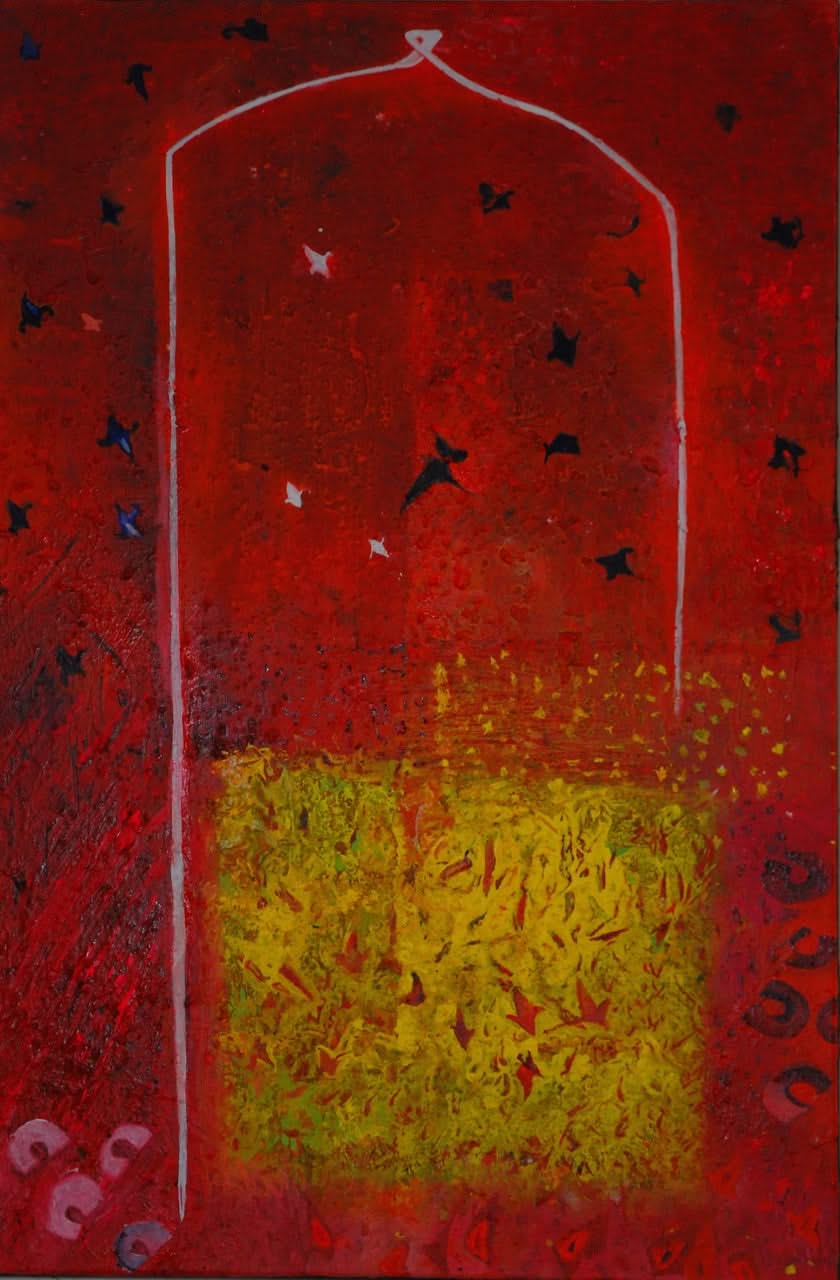 Pascal Smarth 30"x20" Envolee- Etude#3 Acrylique sur Toile 2014