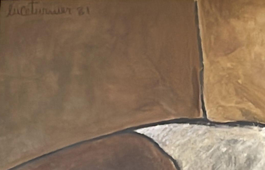 Luce Turnier (Haitiana, 1924-1995) 28"x48" Óleo a bordo Pintura sin marco #2GSN-HA