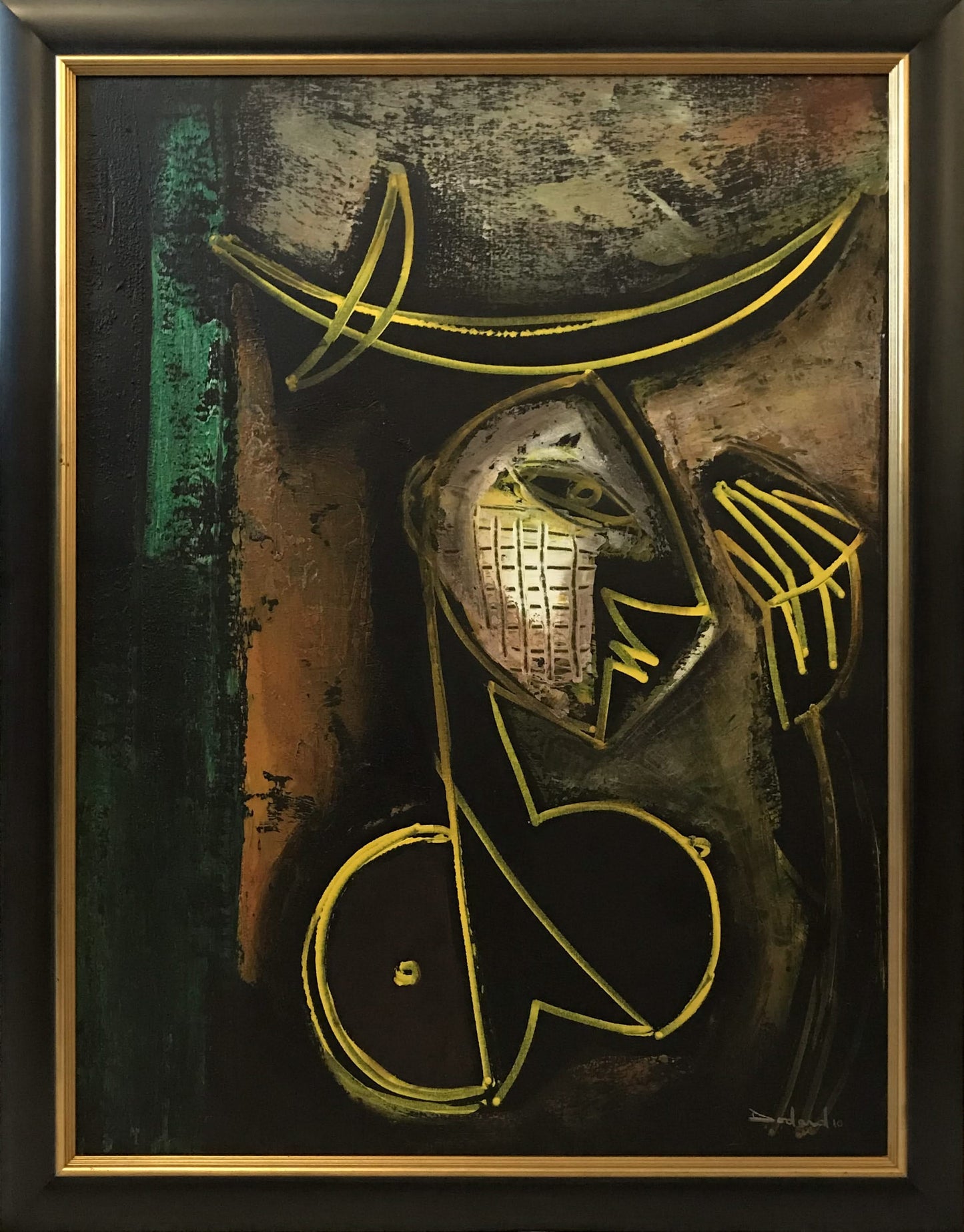 Philippe Dodard 40"x30" Prémonition 2009 Acrylique sur toile #3-CD