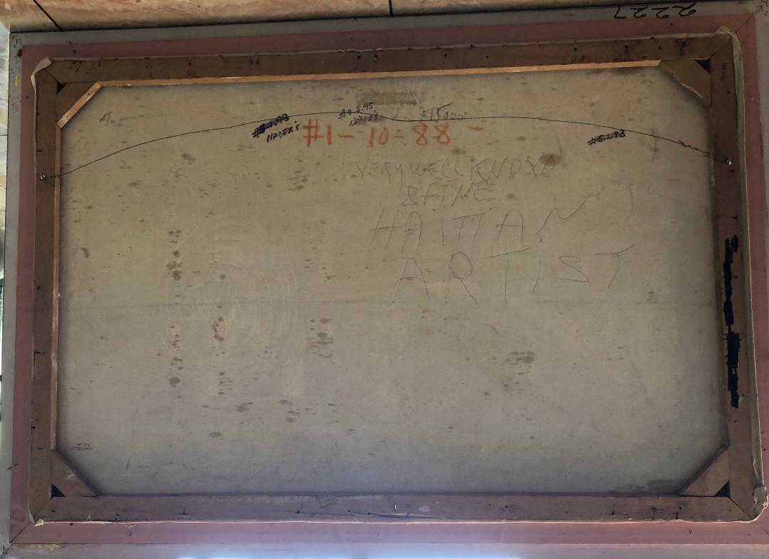 Galland Semerand (1953-2019) 24"x36" Pan de jengibre Óleo sobre lienzo #4-2-95GSN-NY