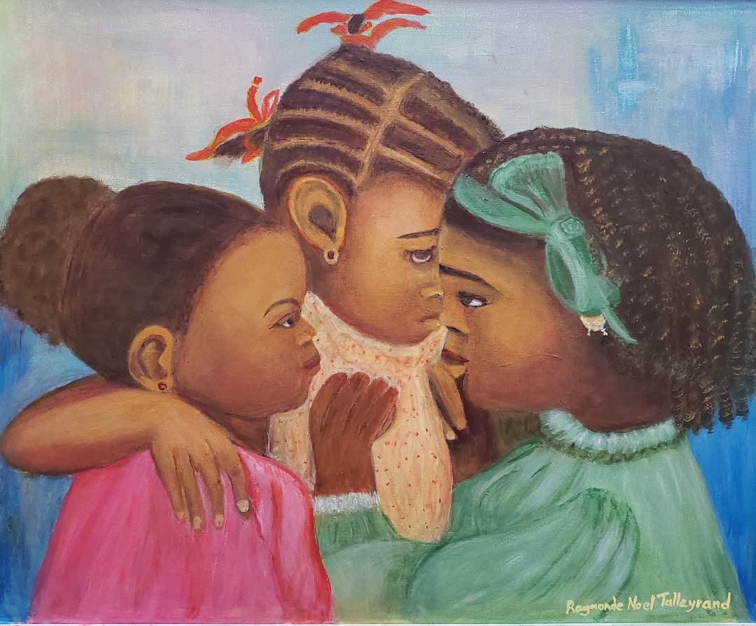 Raymonde Talleyrand 16"x20" Babillage 2020 Acrylique sur toile #31TR