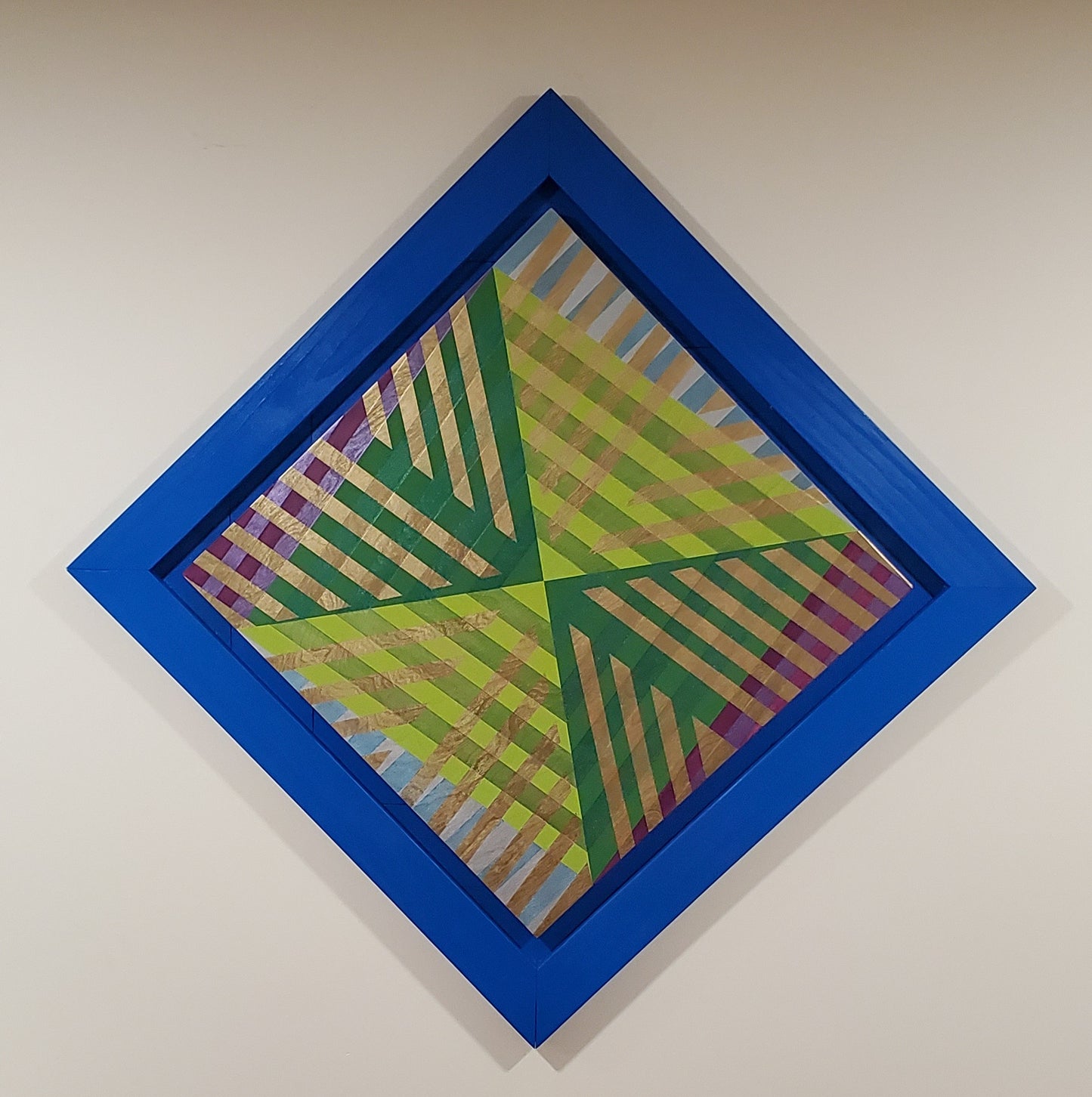 Rudolph Jean-Louis 29"x29" Zwolfart1 2020 Acrílico y Spay sobre madera #1