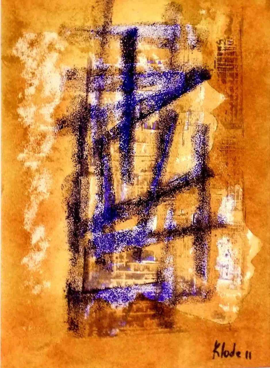 KLODE Garoute 14"x11" SANS TITRE 2011 Soleil Brule Technique Mixte / Papier #KA26MMS
