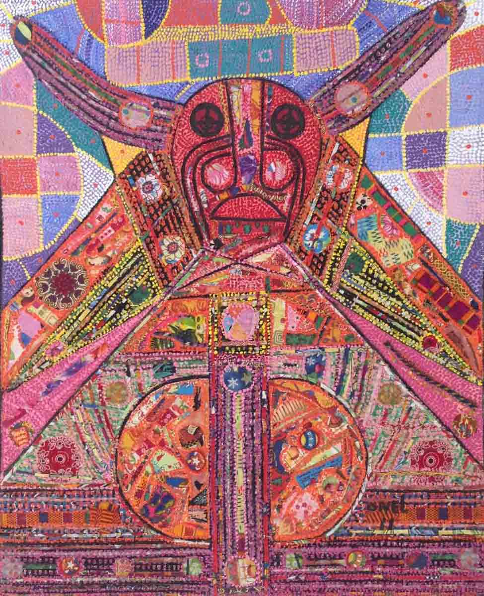 Onel (Lionel Paul) 20"x24" Sin título Óleo sobre lienzo #1132GN-HA