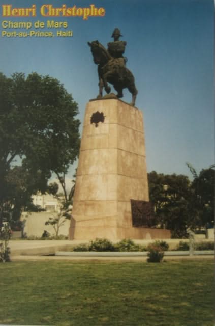 Haitian Postcard: Henri Christophe, Champs de Mars in Port-au-Prince