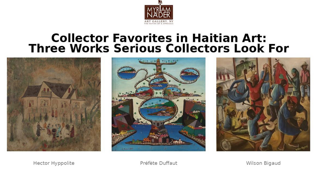 Collector Favorites in Haitian Art Three Works Serious Collectors Look For