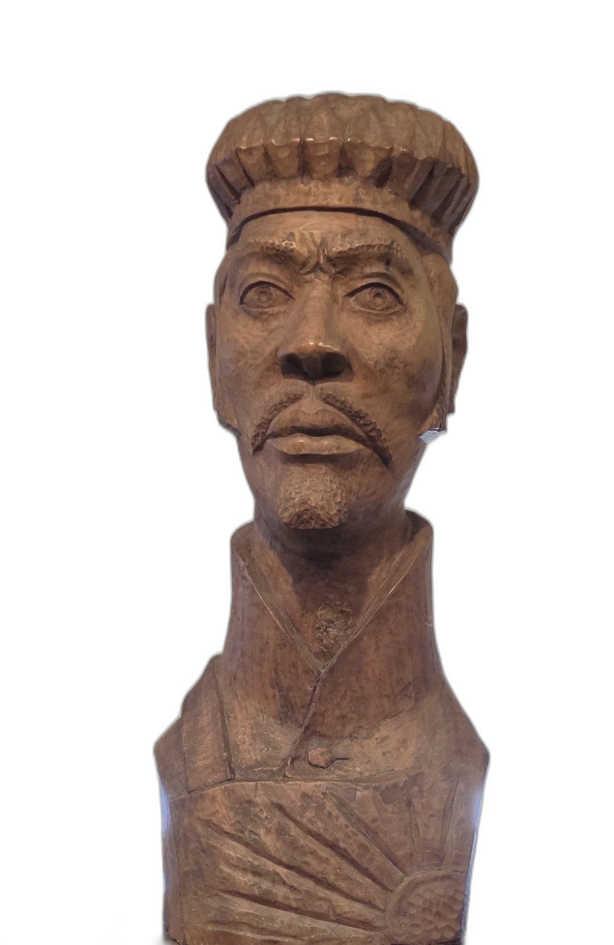 André V. Dimanche, Haitian intuitive wood sculptor, portrait