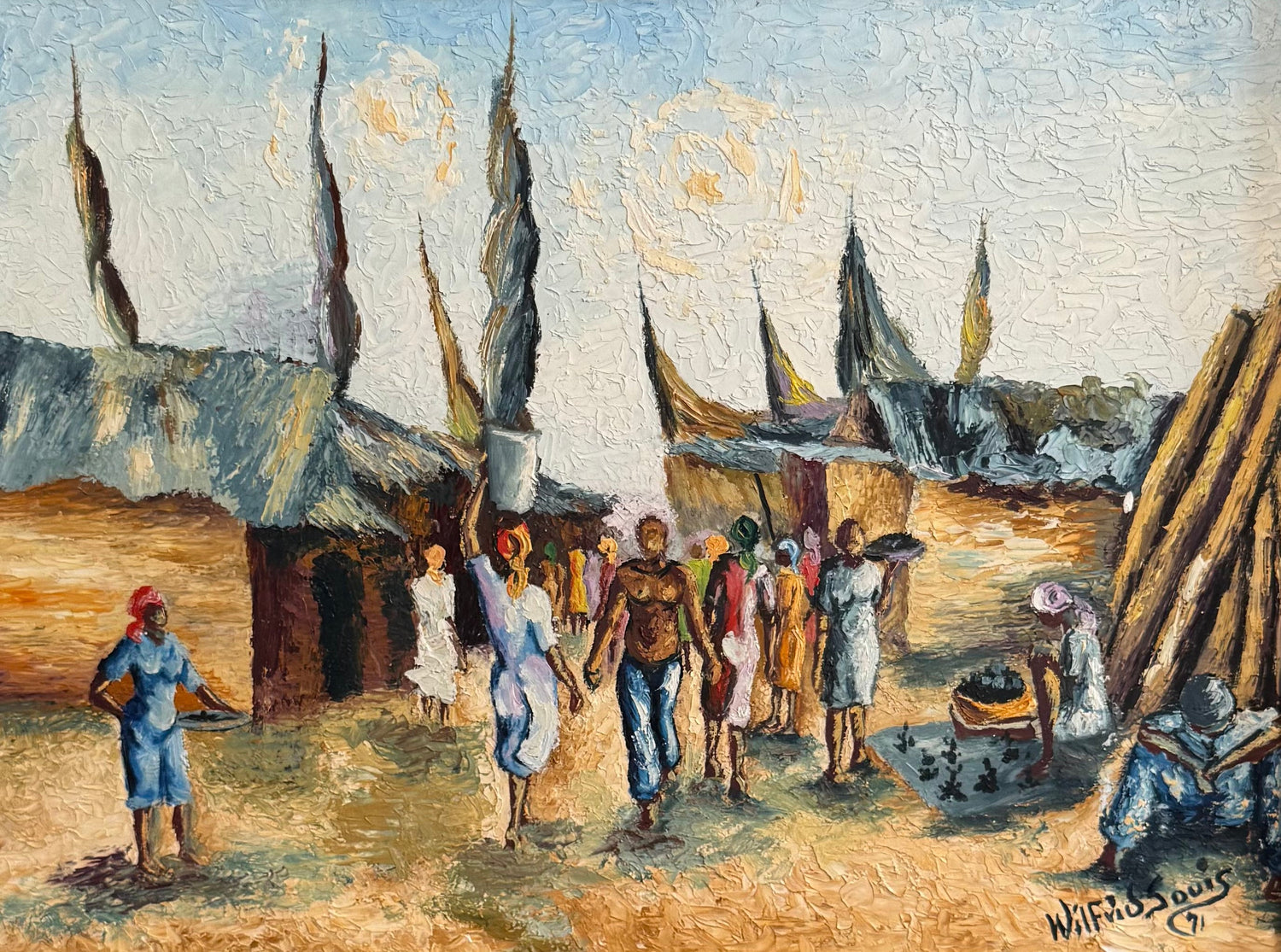 Wilfrid Louis (haitian, b.1943)