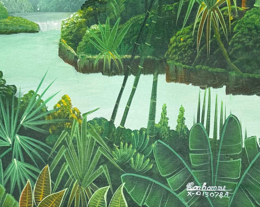 Albott Bonhomme 24"x20" Still Waters, Gentle Wings 2025 Acrylic on Canvas Unframed Painting #65MFN