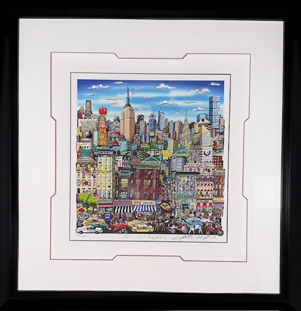 Charles Fazzino 26.5"x31.5" 1994 "Remembering 70s T.V" Mixed Media 3-D Graphic Art #1JN-MIA- Precio a consultar