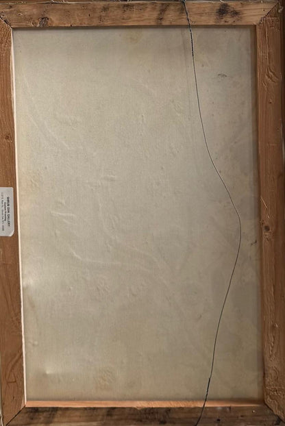 Decourcelle Gourgue 24"x16" Birds c1980 Oil on Canvas Unframed Painting#1RS