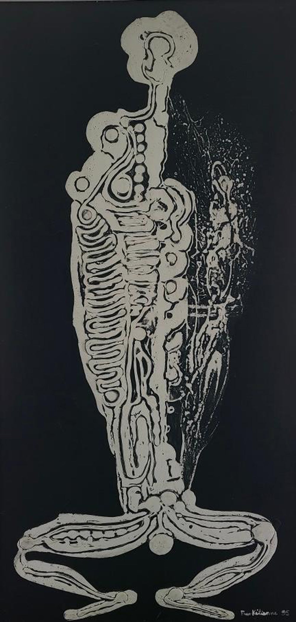 Franck Etienne 60"x36" Sin título 2011 Acrílico sobre lienzo #1GN-HA