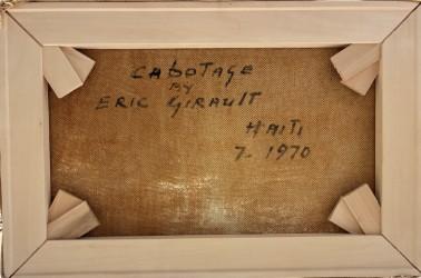 Eric Girault 14"x11" 2009 "Les Voiliers au Port" Huile sur Toile #8-AEG