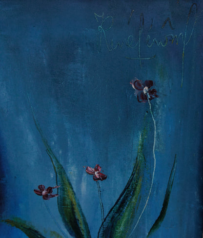 Jean-René Jérôme (1942-1991) 70"x44" Sans titre 1971 Peinture acrylique sur masonite- Fondation Marie &amp; Georges S. Nader #3-1-93GSN-HA