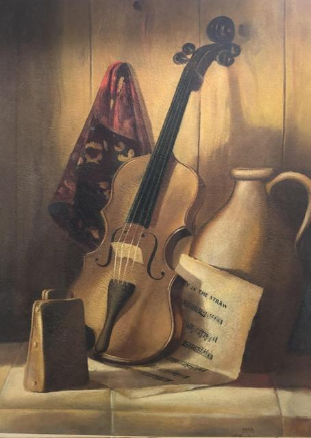 Juan Plutarco Andujar Obra de Estudio acrylic on canvas still life