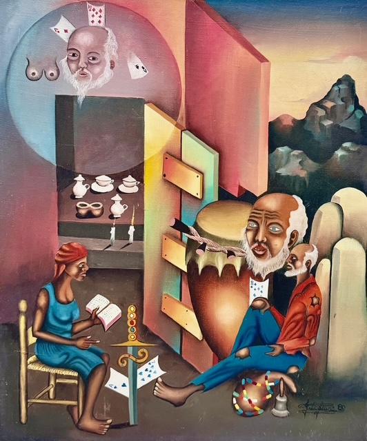 Julio Jean 24"x20" Óleo sobre Lienzo #1MFN
