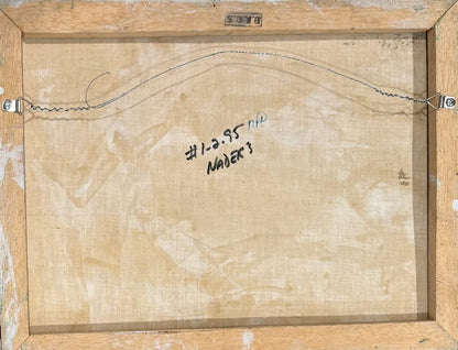 Michel  Louissaint 12"x16" Landscape c1980 Oil on Canvas Painting#1-2-95MFN