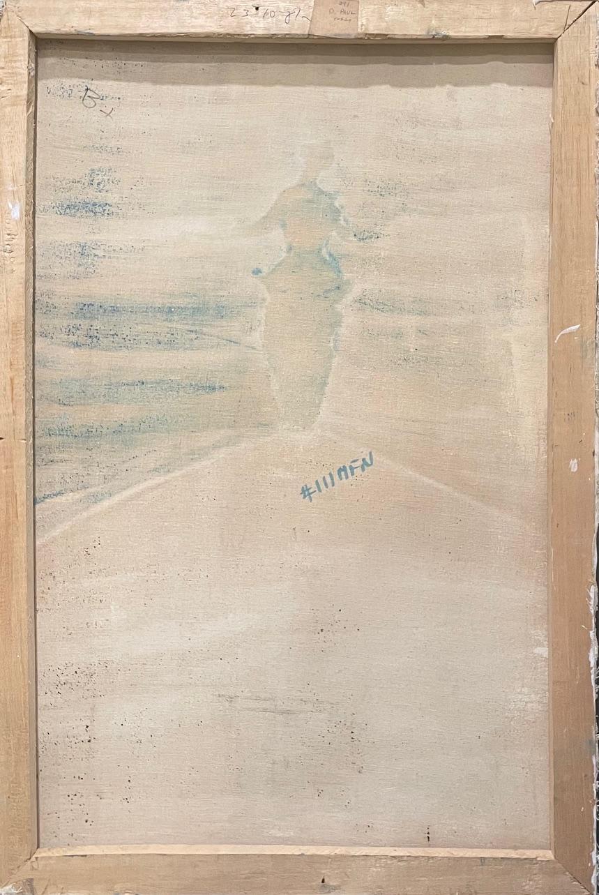 Damien Paul 24"x16" Vida diaria 1987 Óleo sobre lienzo#111MFN