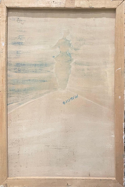 Damien Paul 24"x16" Vida diaria 1987 Óleo sobre lienzo#111MFN