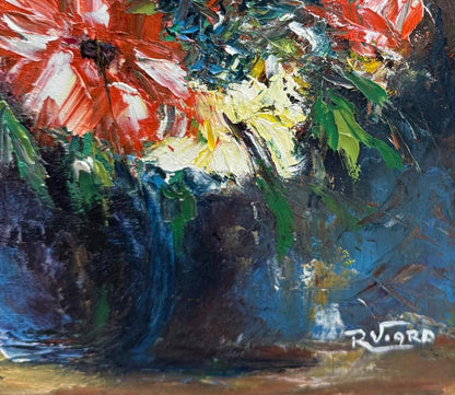 Raoul Viard (1921-1984) 24"x16" Marino Óleo sobre lienzo #1MFN