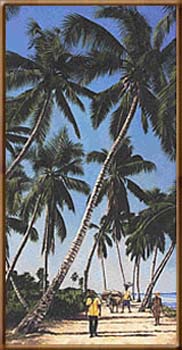 Sophia Lacroix 18"x9" Rout Lanmitie (Seaside Road) Giclee sobre lienzo Edición limitada 95 s/n #4LS-11-10