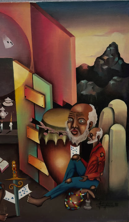 Julio Jean 24"x20" Óleo sobre Lienzo #1MFN