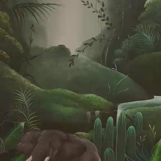 Video of Jacques Geslin painting 