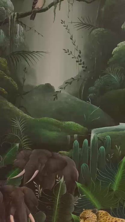 Video of Jacques Geslin painting 