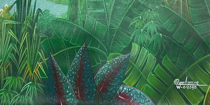 Albott Bonhomme 20"x16" El pájaro volador 2021 Acrílico sobre lienzo #15MFN
