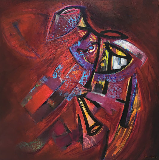 Philippe Dodard 48"x48" Sin título 2017 Acrílico sobre lienzo #1700GN-HA