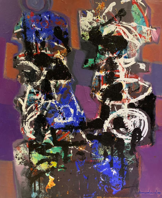 Philippe Dodard 36"x30" CONCERTACIÓN 2021 Acrílico sobre lienzo #5JN-HA