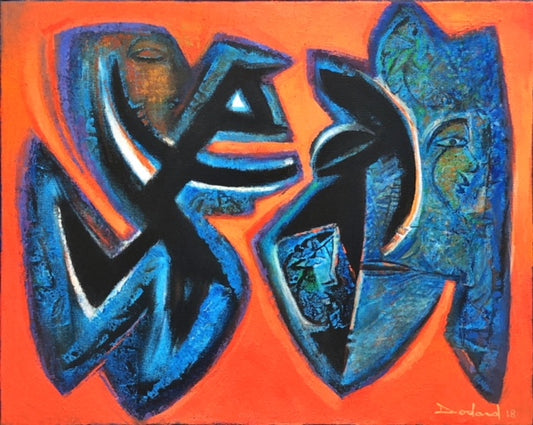 Philippe Dodard 24"x30" Sin título 2018 Acrílico sobre lienzo #J14-HA