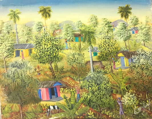 Ossey Dubic 8"x10" Paisaje Óleo sobre lienzo #48-3-96GN-HA