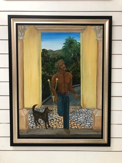 Edouard Duval-Carrie 48"x36" Sin título Acrílico sobre lienzo #2102GN-HA