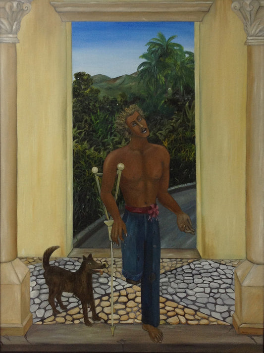 Edouard Duval-Carrie 48"x36" Sin título Acrílico sobre lienzo #2102GN-HA