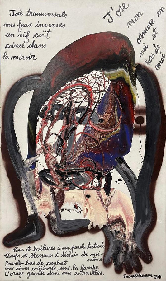 Franck Etienne 60"x36" Sin título 2011 Acrílico sobre lienzo #1GN-HA