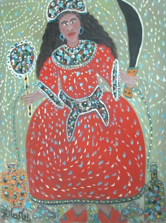 Gerard Fortune 30"x40" Grann Brigitte 2007 Acrílico sobre lienzo #J54-HA