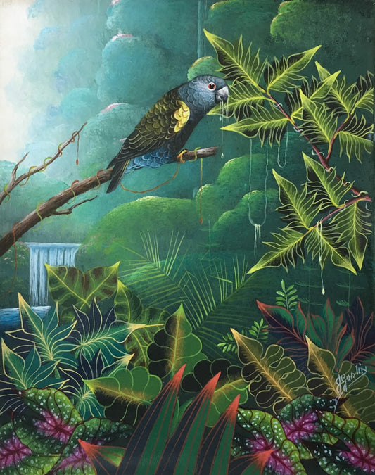 Jacques Geslin 10"x8" Un loro Óleo sobre lienzo #1601GN-HA