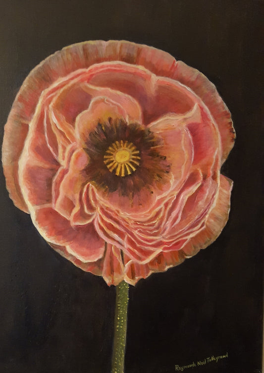 Raymonde Talleyrand 20"x16" Translucidez 2017 Acrílico sobre lienzo