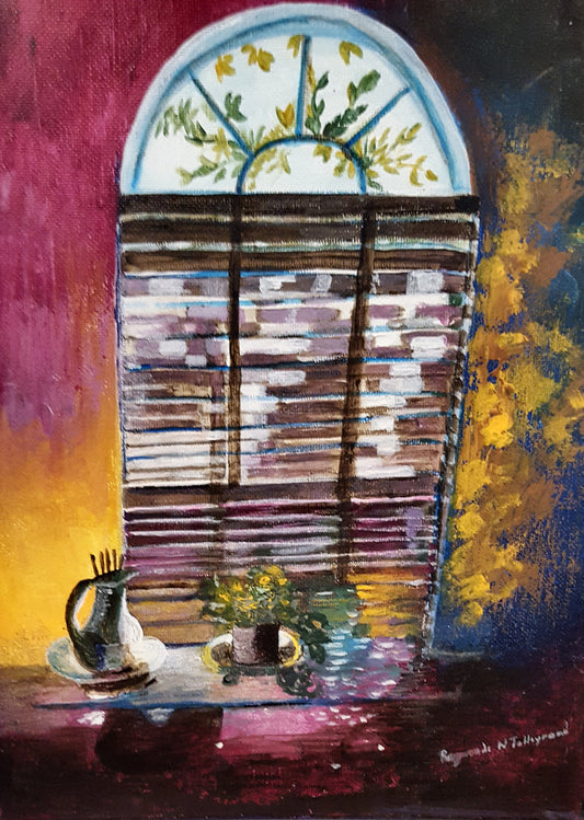 Raymonde Talleyrand 14"x11" ¡Hágase la luz! 2016 Acrílico sobre Lienzo
