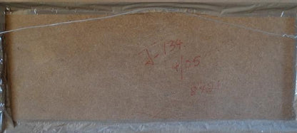 Michele Manuel (1935-2022) 8"x21" Market Days 2005 Acrylic on Canvas Painting #1RP