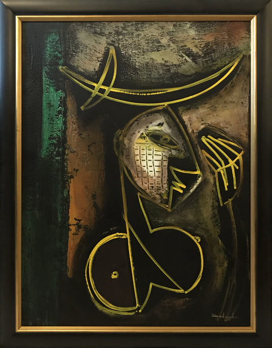 Philippe Dodard 40"x30" Premonición 2009 Acrílico sobre lienzo #3-CD