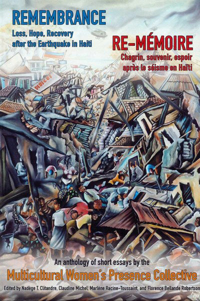 "REMEMBRANCE Loss, Hope, Recovery after the Earthquake in Haiti", 9"x6", Autora colaboradora Myriam Nader-Salomon