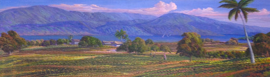 Jean-Adrien Seide 12"x40" En el valle Acrílico sobre lienzo #1302GN-HA