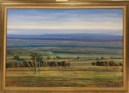 Jean Adrien Seide 40"x59" Paysage Acrylique sur Toile Peinture#2FC