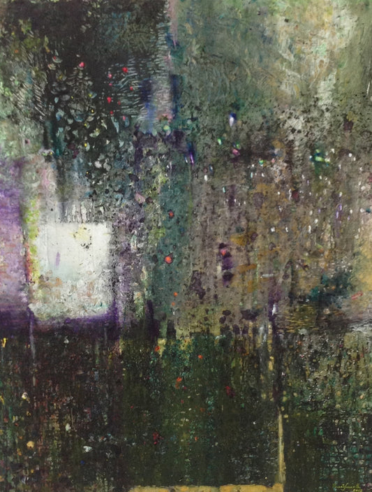 Pascal Smarth 48"x48" Sin título 2012 Acrílico sobre lienzo #2304GN-HA