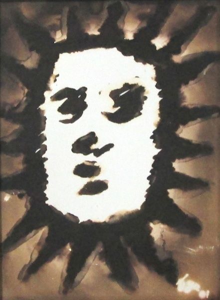 Jean-Claude Garoute "TIGA" (1935-2006) 16"x12" Sin título Soleil Brule #10JH-HA