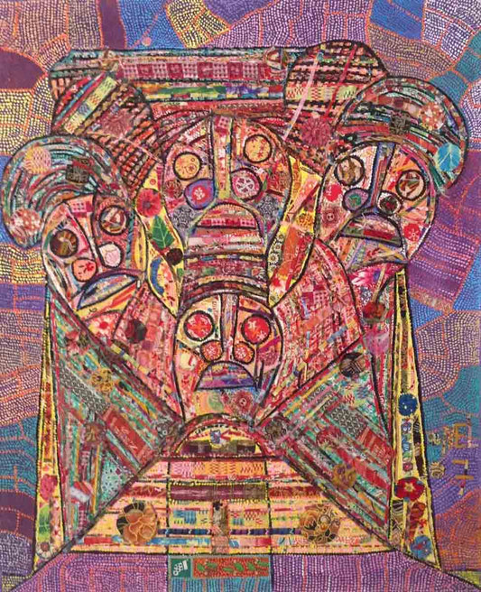 Onel (Lionel Paul) 22"x26" Sin título Óleo sobre lienzo #2862GN-HA